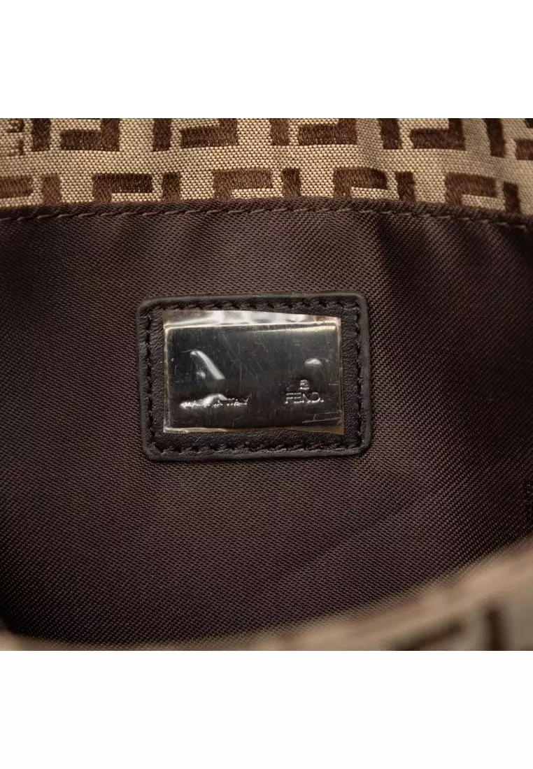 Pre-Loved Fendi Zucchino Canvas Tote
