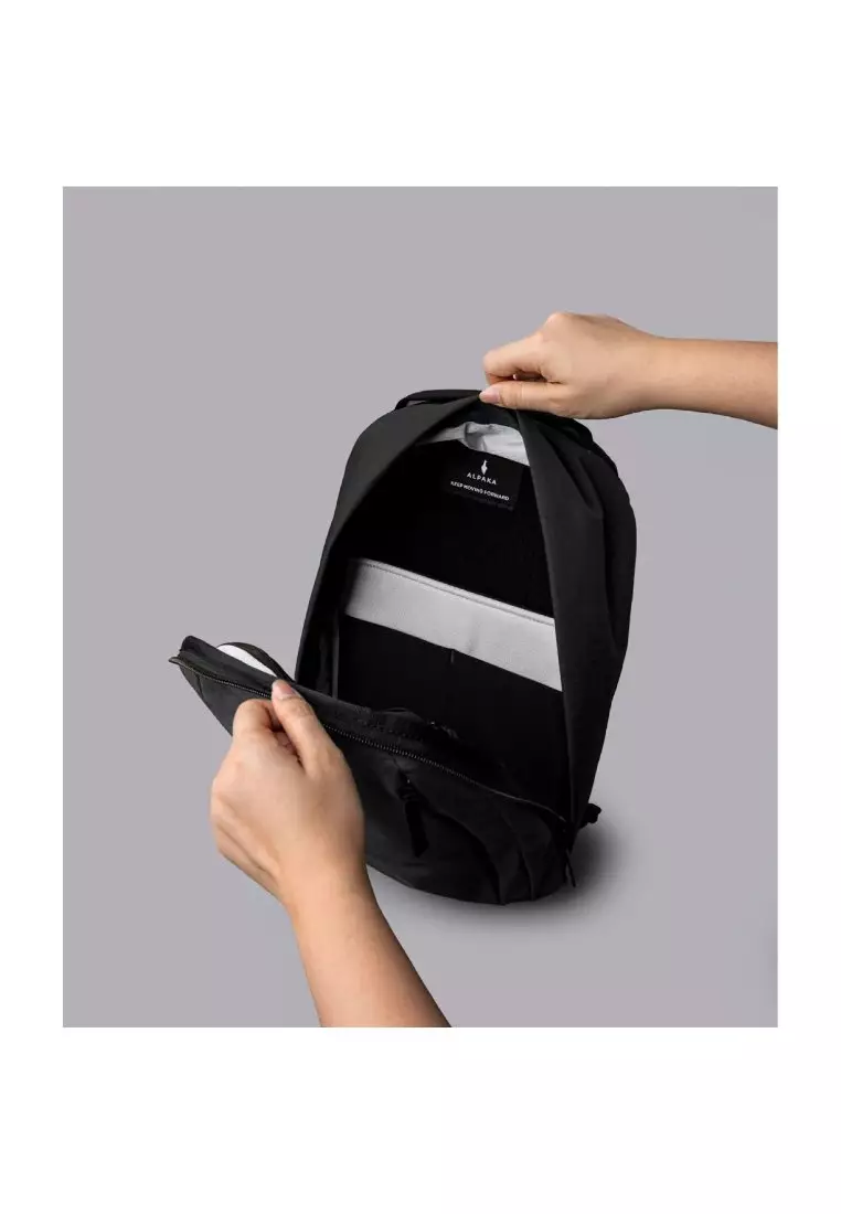 ALPAKA Metro Backpack Axoflux 400D Ripstop Nylon (Black)