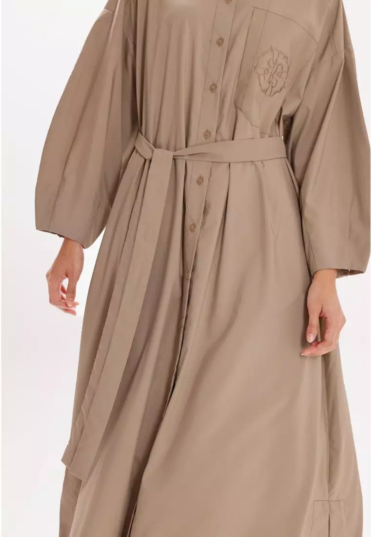 Ria Miranda Taupe Sora Dress