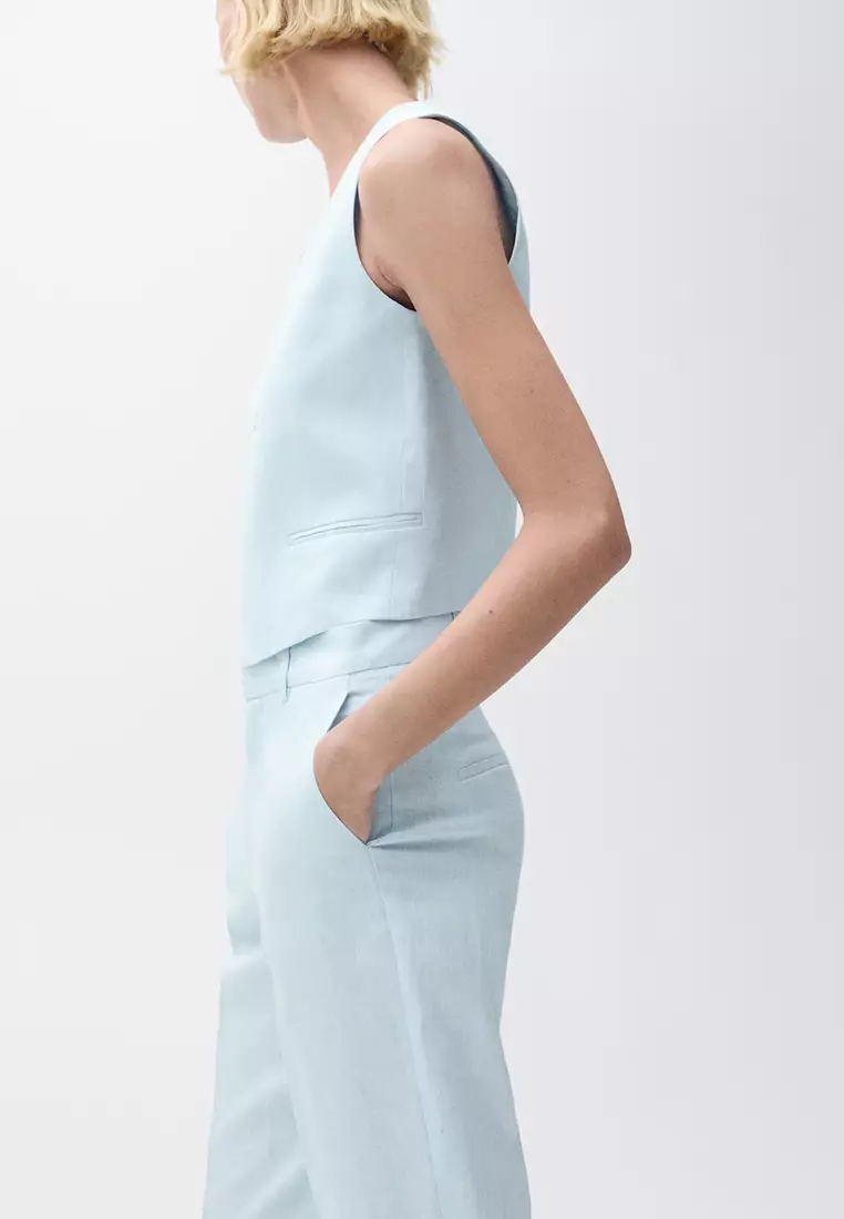 Linen Suit Waistcoat