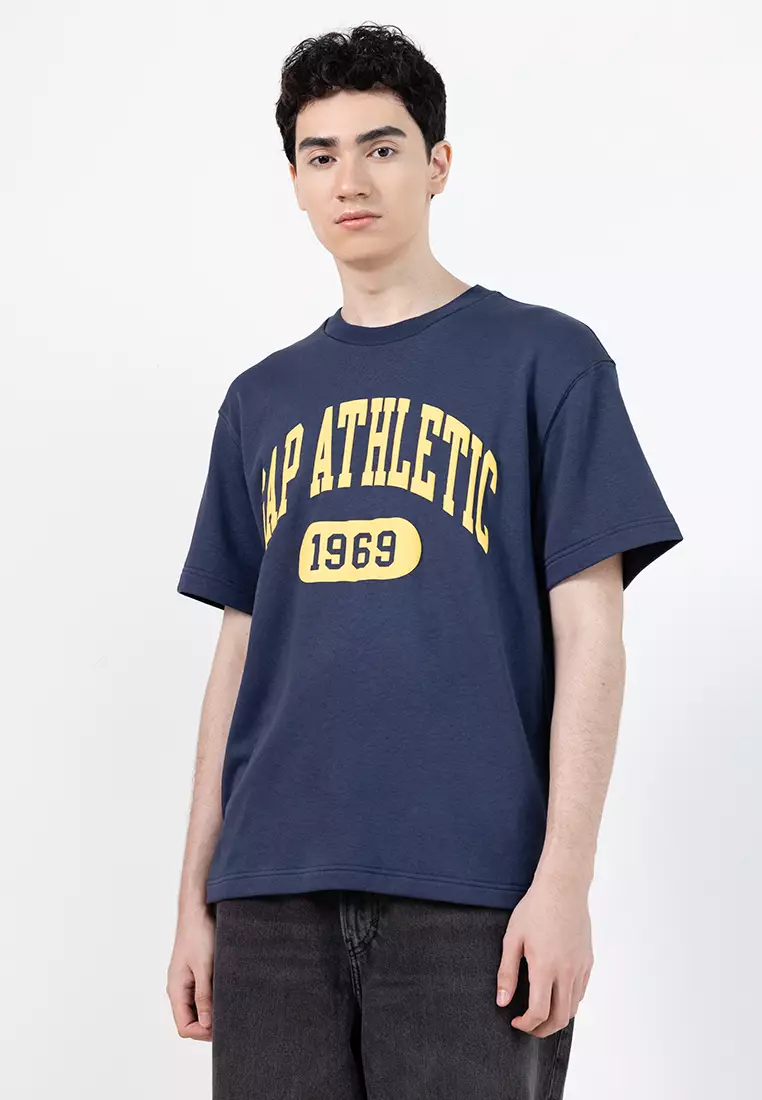 Buy GAP Athletic Logo Short Sleeves Crew T-Shirt 2026 Online | ZALORA