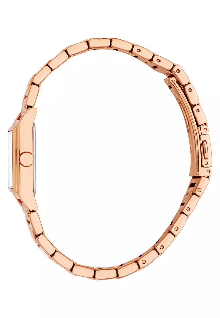Esprit Roma Rose Gold Stainless Steel Analog Quartz Watch For Women ES1L474M0045