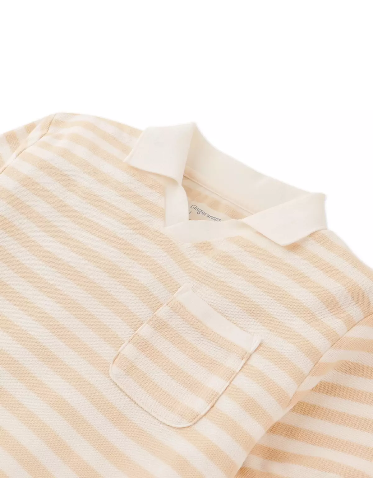 Gingersnaps Dapper Day Out Polo Eggnog - Kaos Anak Laki-Laki (Krem)