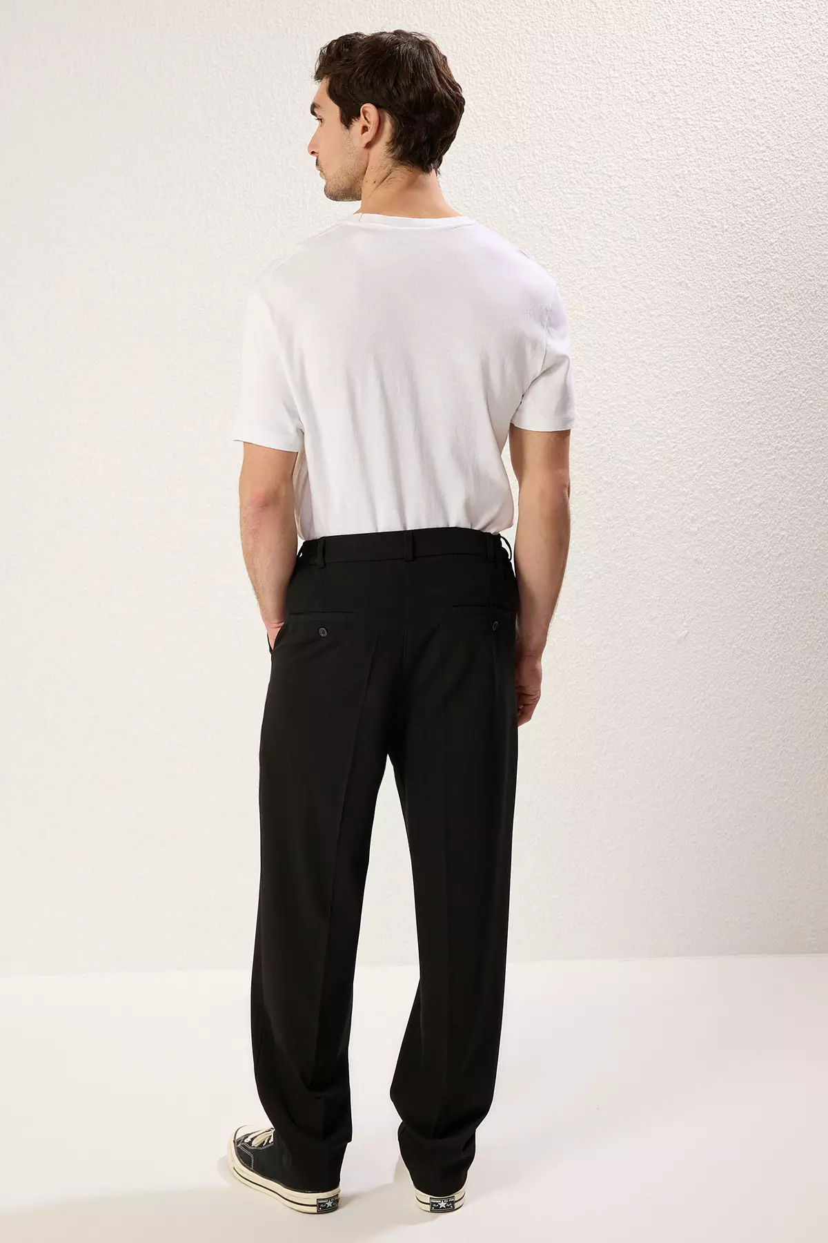 Baggy Fit Wide Leg Trousers