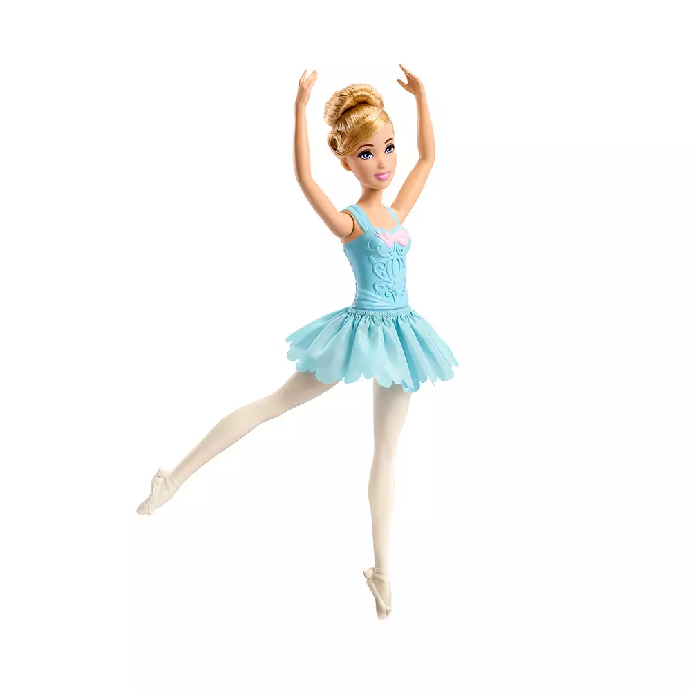 Disney Princess Boneka Balerina Cinderella - Biru