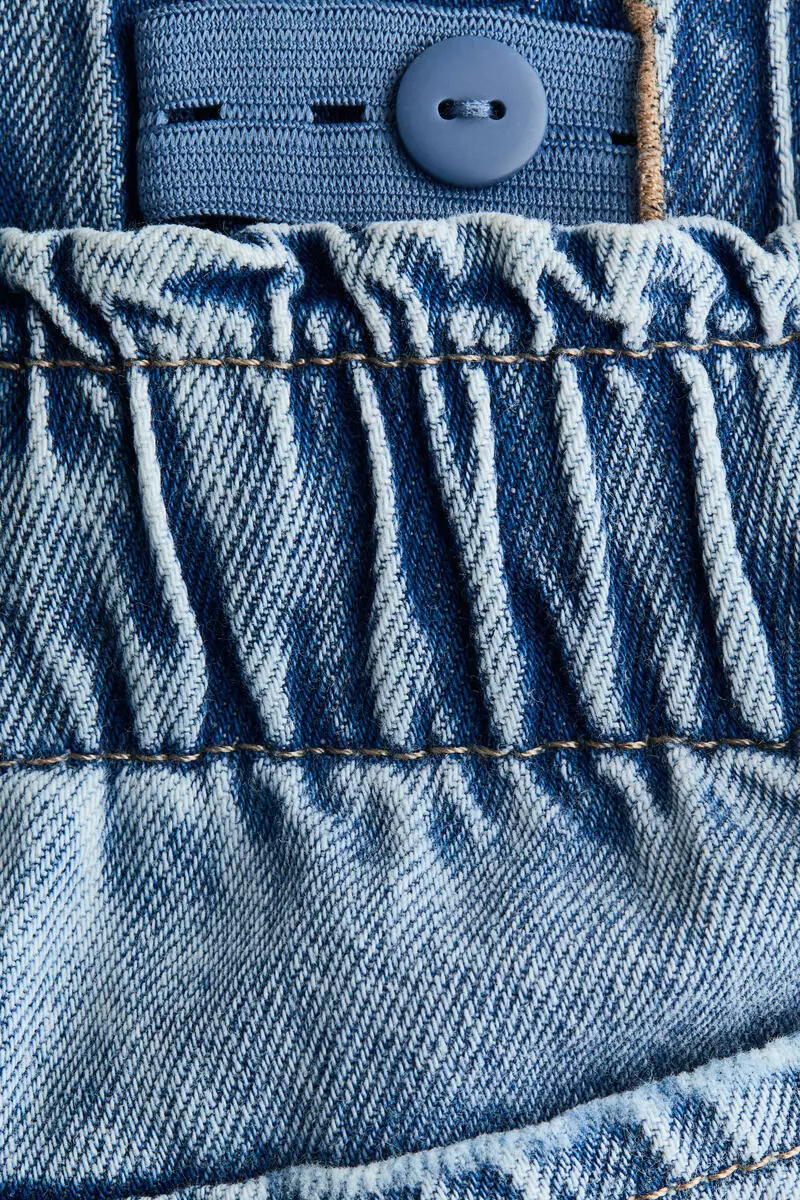 Wide Leg paper bag jeans