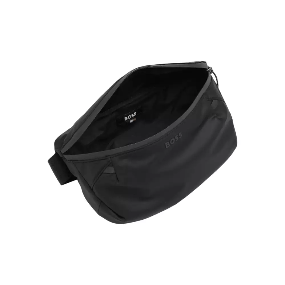 Stenson Polyester Belt Bag Black