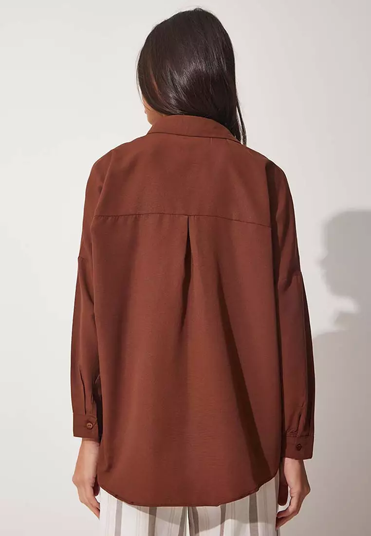 Oversize Long Basic Shirt