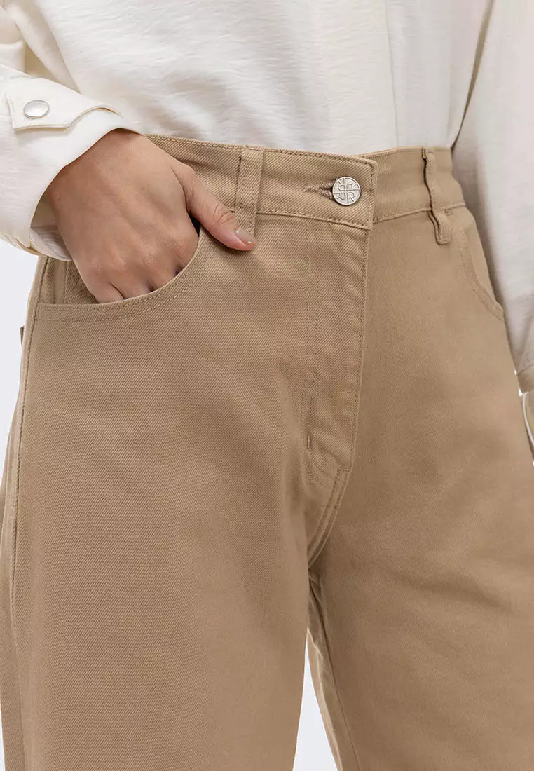 Ria Miranda Tan Claris Pants