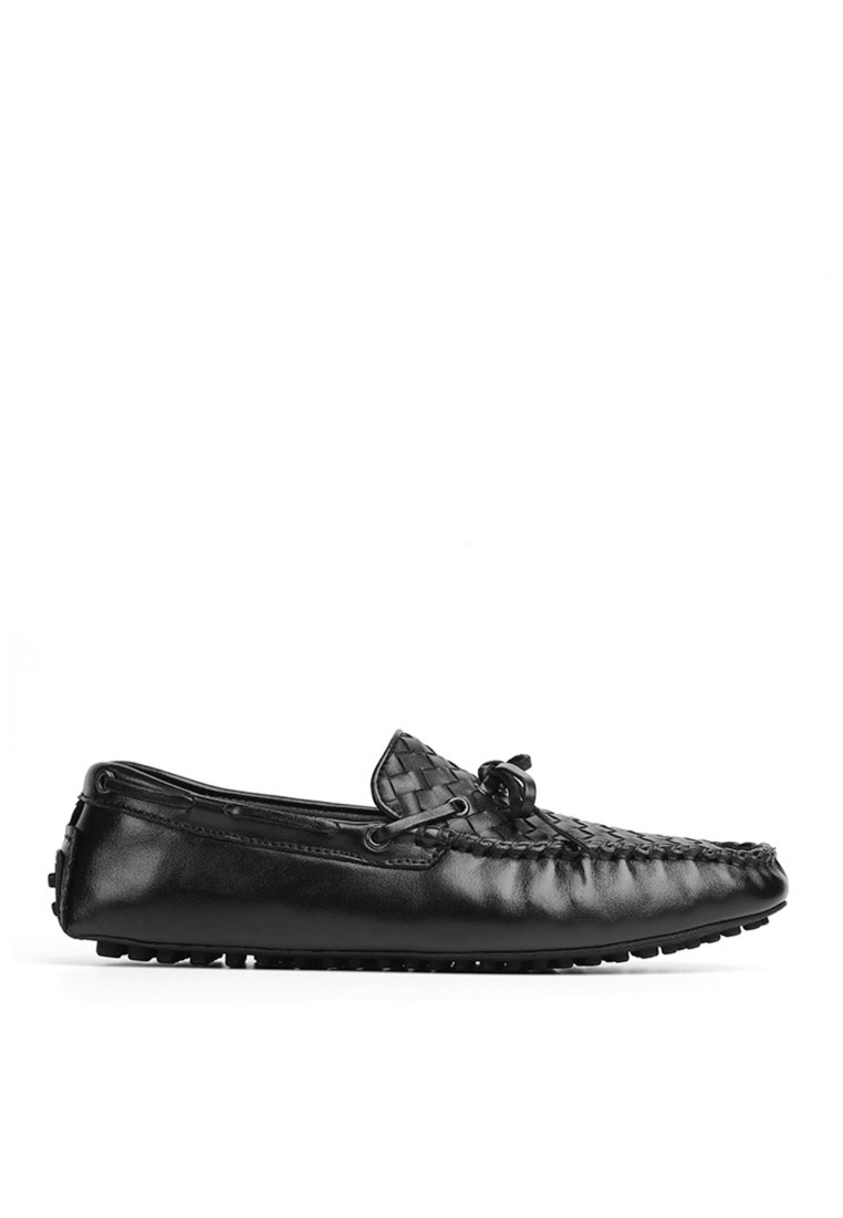 VANSA Weave Leather Driving Shoes VSM-C98219