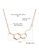 Air Jewellery gold Luxurious Pamine Molecule Necklace In Rose Gold C191EACF05D6C8GS_5