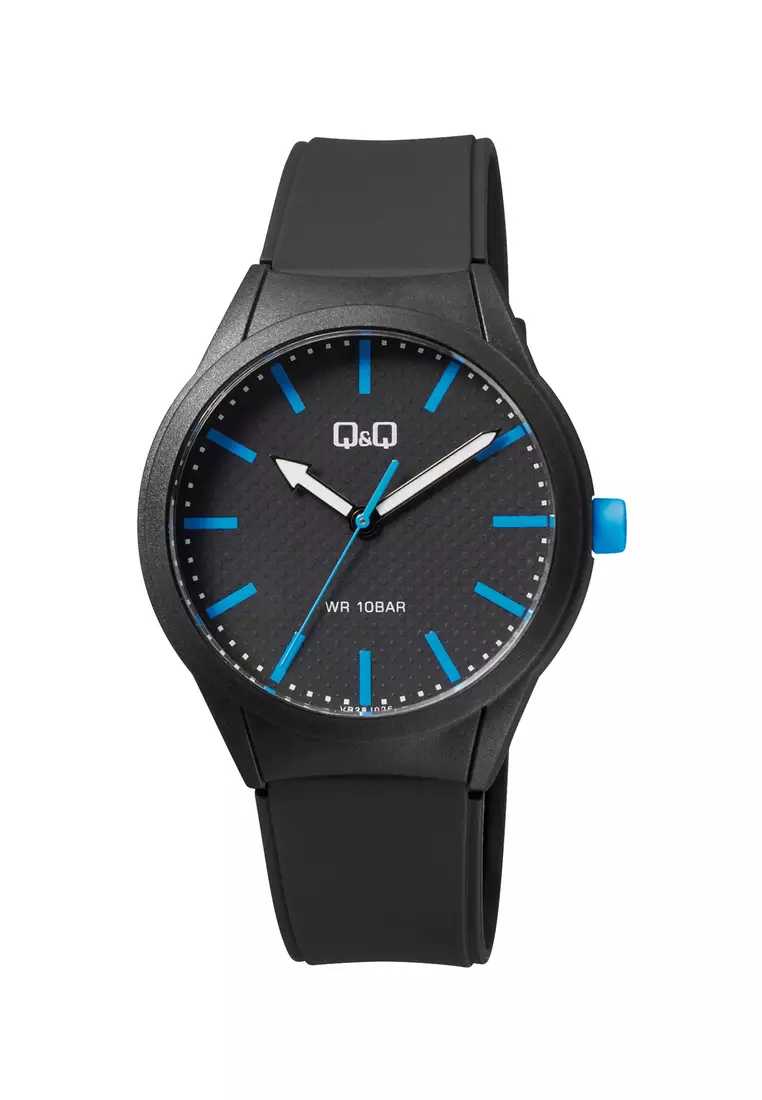 Watch By Citizen VR28J026Y Men Analog Watch with Black Rubber Strap