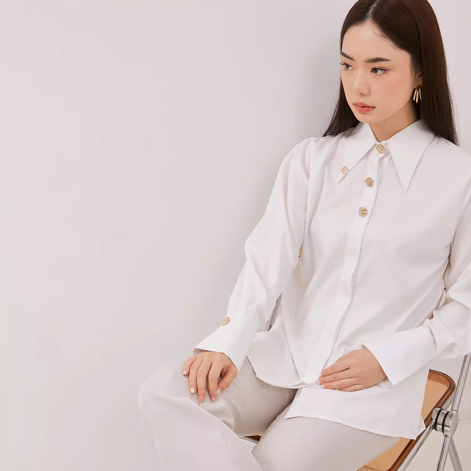 Chanté - Gaura Shirt in Broken White