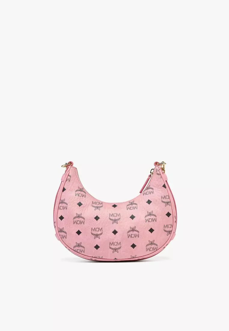 Aren Crescent Hobo Bag in Visetos