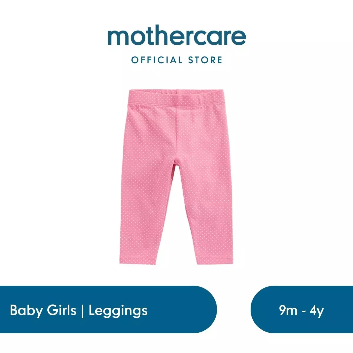 Mothercare Spotty Leggings - Celana Panjang Anak Perempuan (Pink)