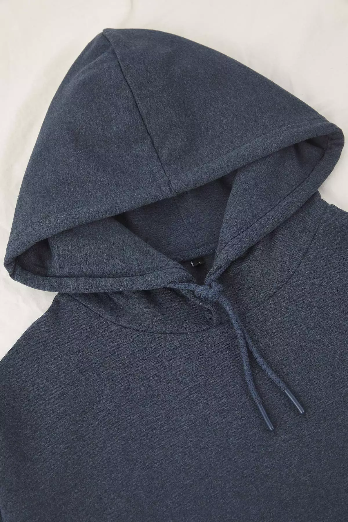 Indigo Oversize/Wide Cut Hooded Fleece/Warm Sweatshirt