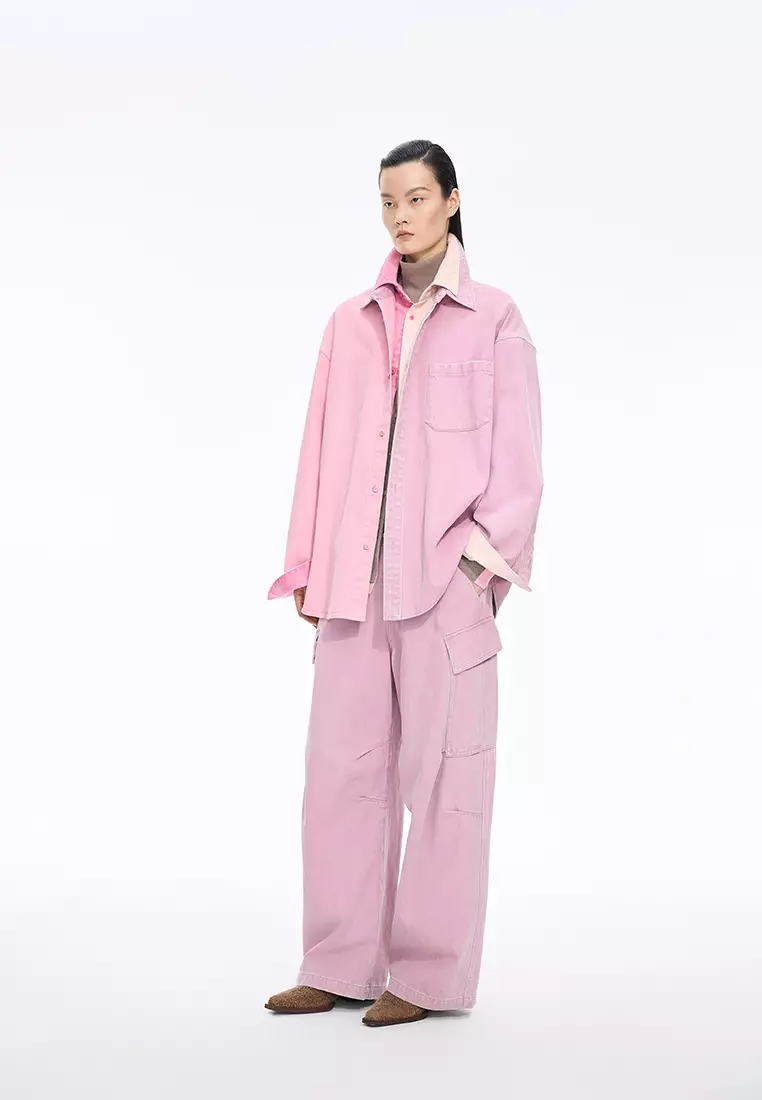 巴素兰羊毛宽松中长款开襟针织衫