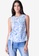 FabAlley blue Floral Side Tie Up Top 47A0AAA1F7ACB7GS_1