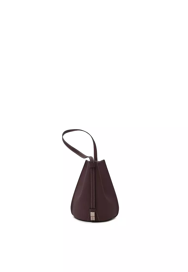 ORUKAMI Flat Hook Convertible Bucket Tote Small - Cacao