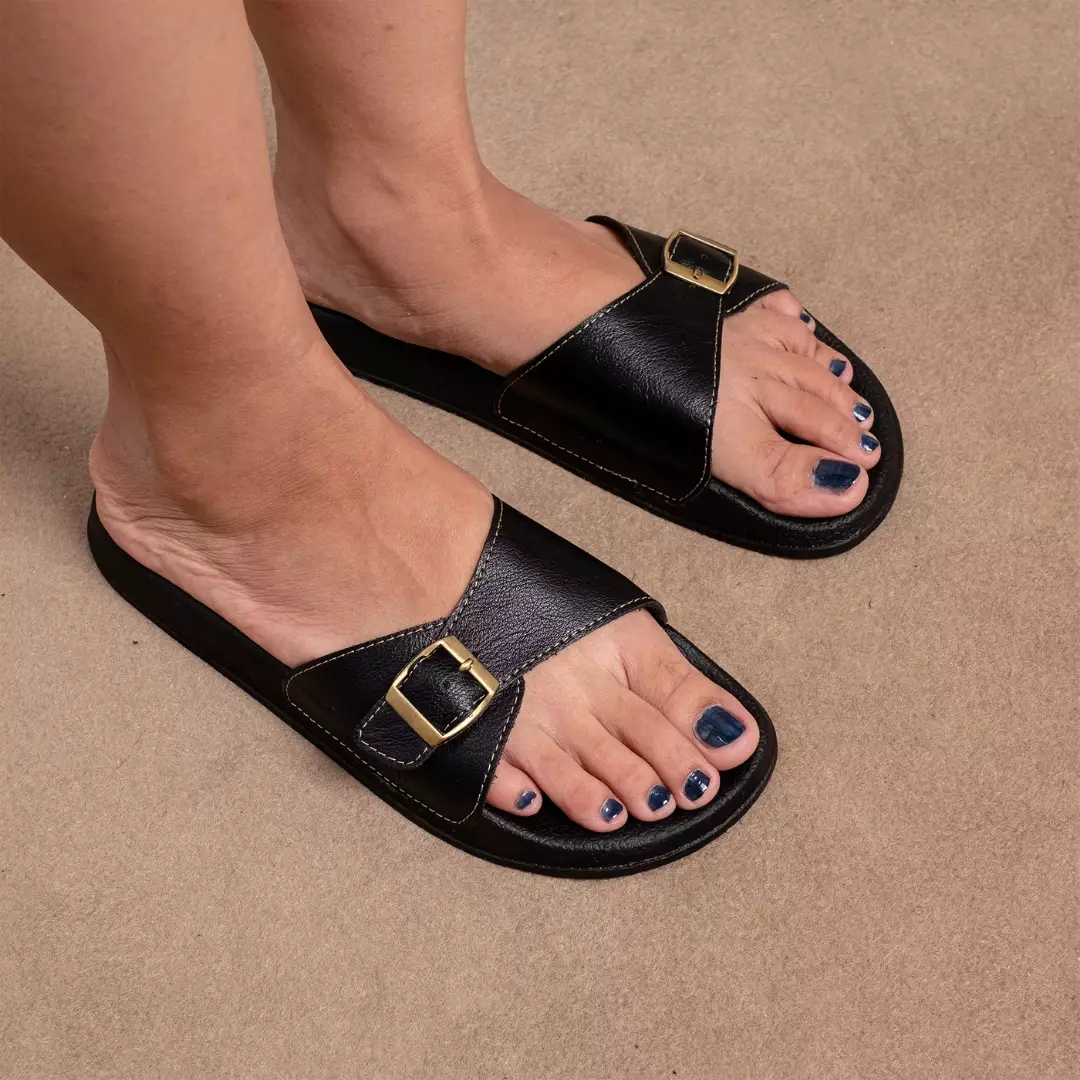 Sandal Wanita Cogen Aruna Series - Black