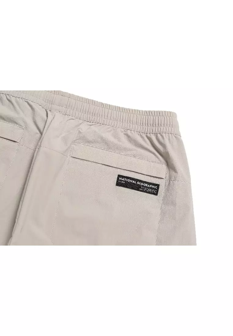 男女同款ADELIE輕便梭織彈性工裝短褲