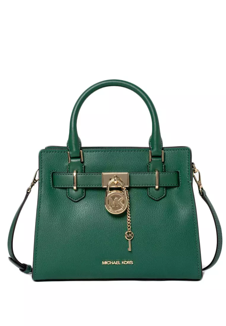 Michael Kors Hamilton Medium Satchel Green 2025 Buy Michael