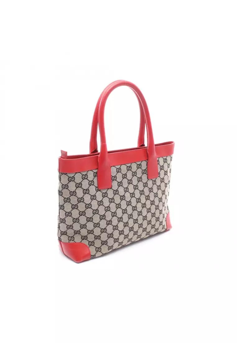 Buy Gucci Pre-Loved Gucci GG canvas Handbag tote bag canvas