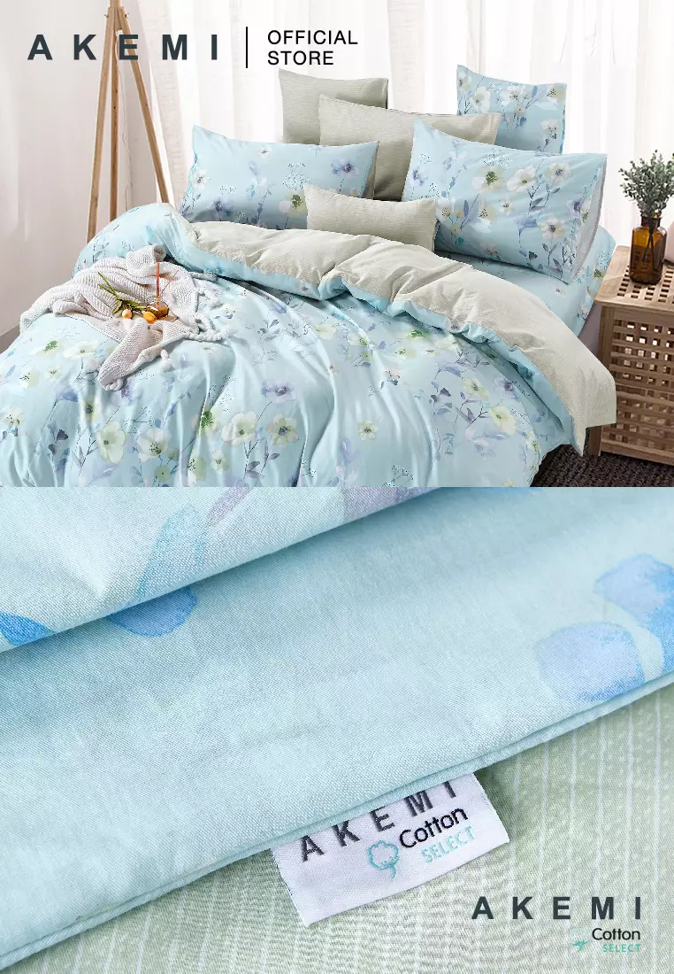 Buy AKEMI AKEMI Cotton Select Adore Quilt Cover Set 730TC Floella