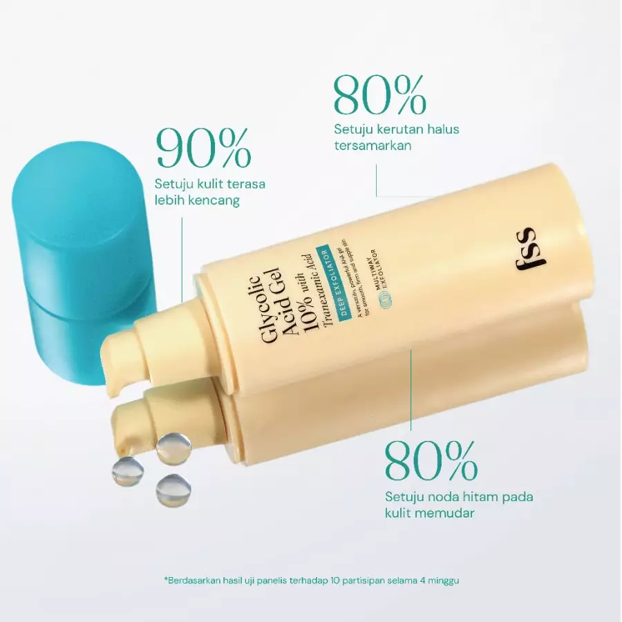 FOR SKIN'S SAKE FSS GLYCOLIC ACID GEL 10% WITH TRANEXAMIC ACID 150ML
