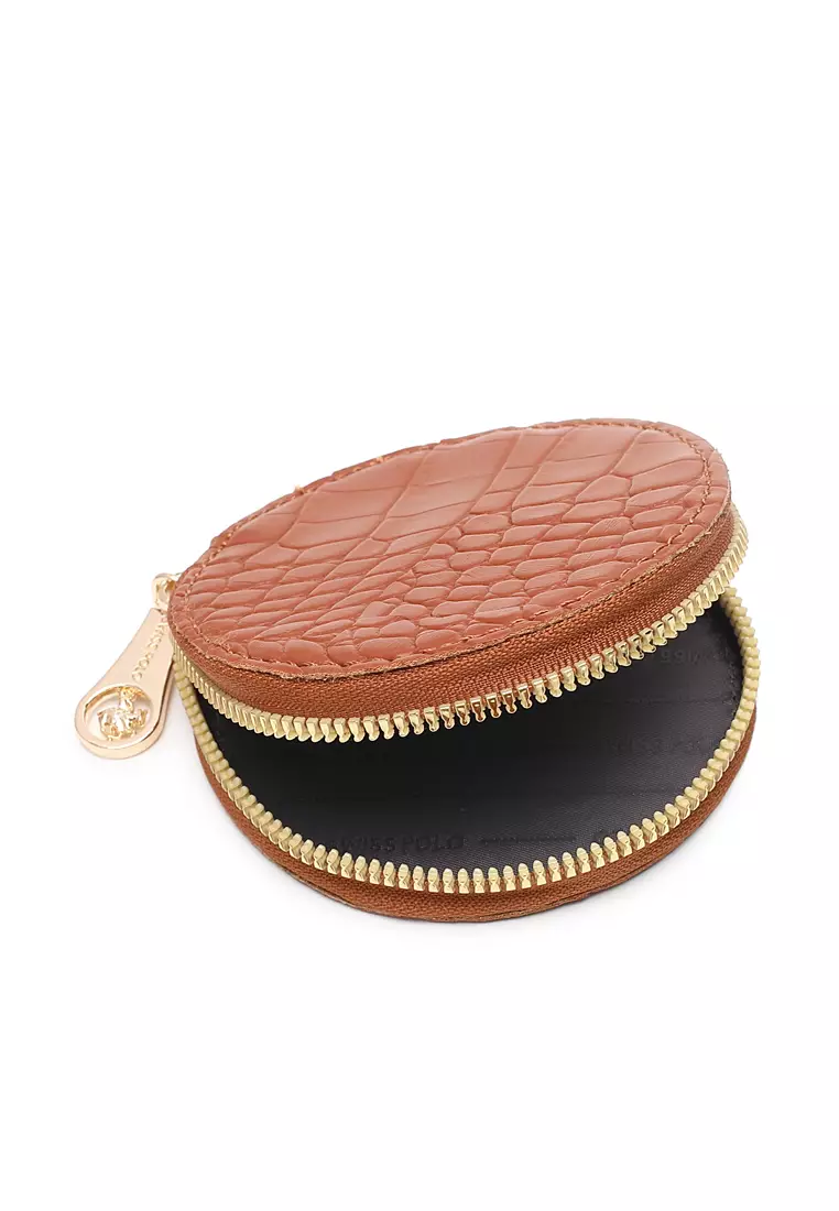 Women's 3-in-1 Handbag with Pouch & Purse (3-in-1 Tas Wanita & Dompet Wanita) - Cokelat