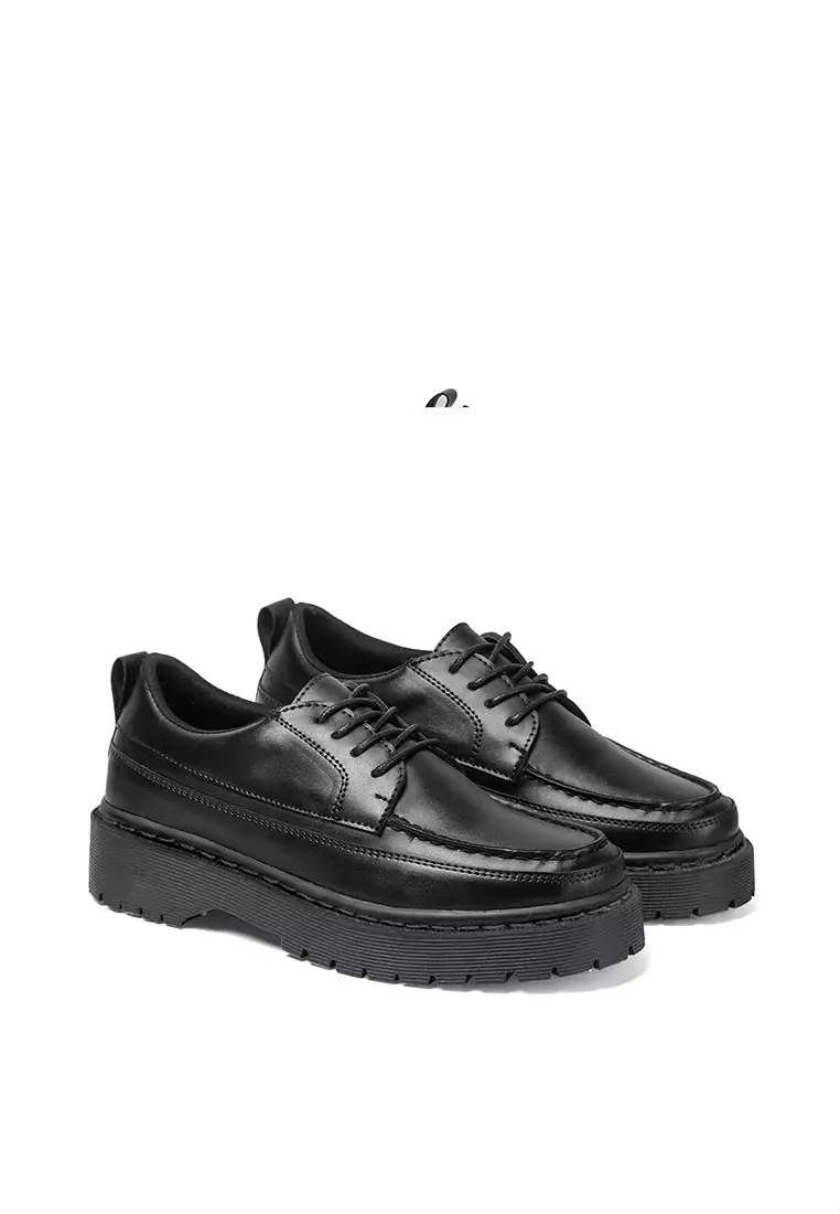 Lvnatica Versatilist Full Black Dress Shoes