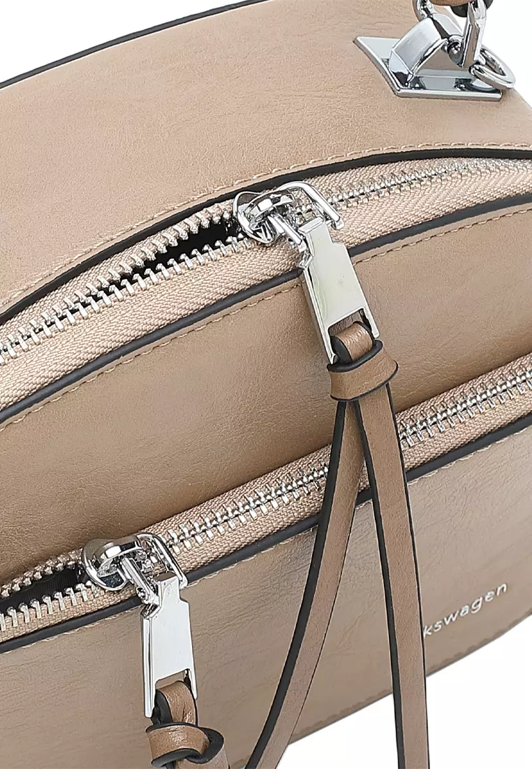 Top Handle Bag / Sling Bag / Shoulder Bag - Beige