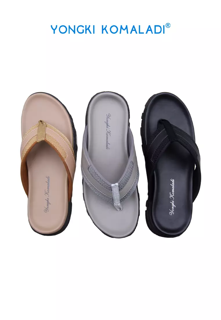 YONGKI KOMALADI SANDAL PRIA OL-ESRF480-24 CAMEL