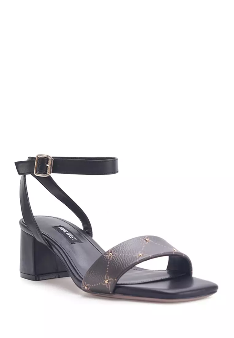 Discount on Nine West  shoes - SKU: Manl Ankle Strap Sandals Black