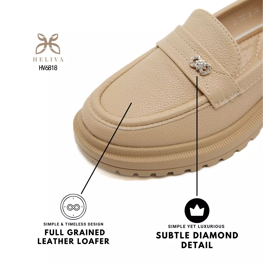 Heliva Zareen – Casual Luxe Loafers with Bold Platform HV6818