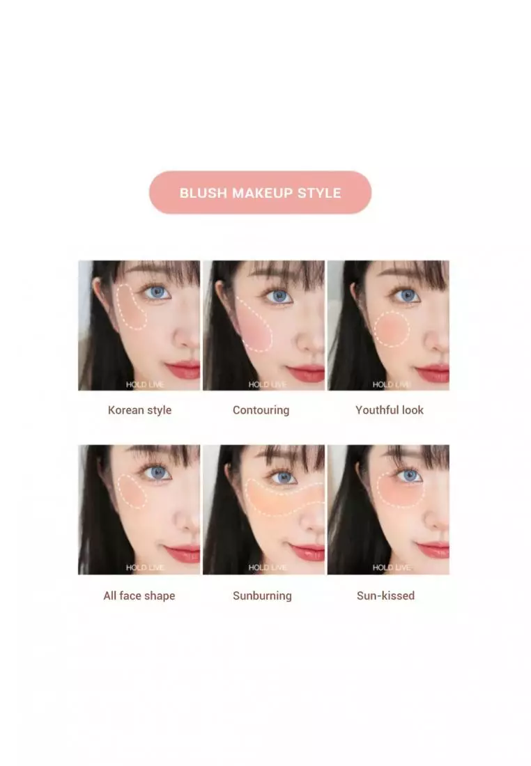 Buy HOLD LIVE HOLDLIVE Secret Garden Blush Palette 02 Online ZALORA