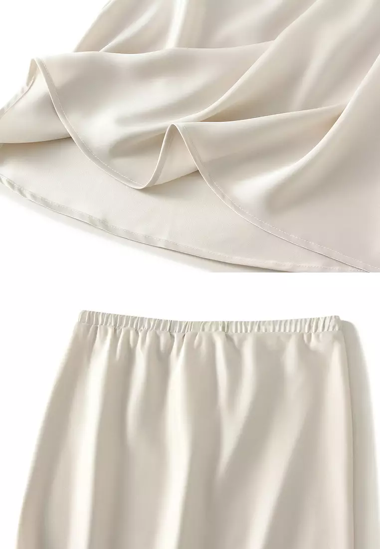 Elastic Drawstring Waist Fishtail Skirt‌ AF9819