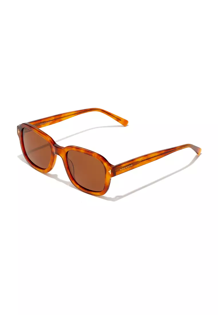 HAWKERS Carey Caramel TWIST Sunglasses for Men and Women, Unisex. UV400 Protection. Official Product designed in Spain