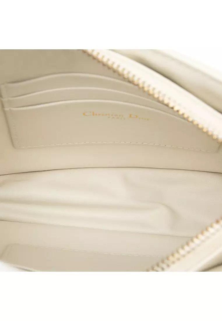 Pre-Loved Dior Supple Cannage Calfskin Caro Every Dior Pouch