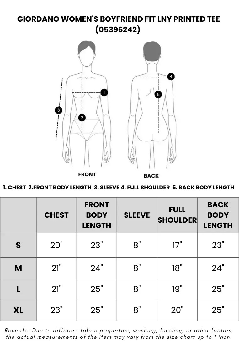 Women's Boyfriend Fit LNY Printed Tee