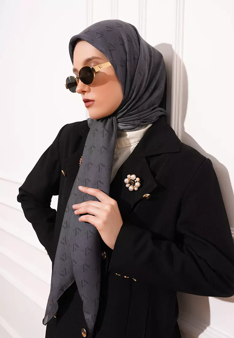 Monogram Voal Scarf