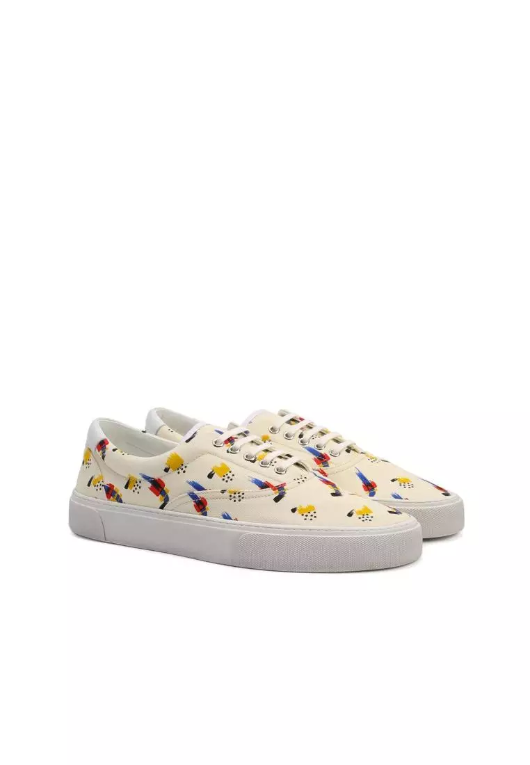 White sneakers saint on sale laurent