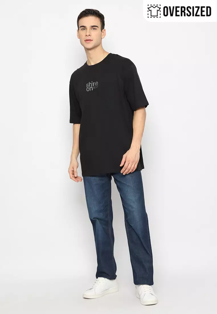 RBJ T-Shirt Cotton Combed Oversized Pria 2079250121