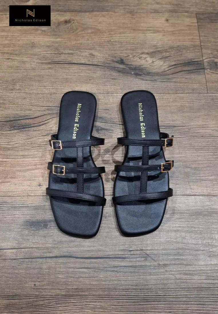 Nicholas Edison Sandal Hope Black