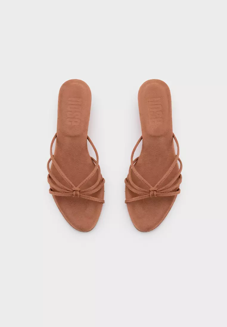 KNOTTED CLOUDFOAM LOW WEDGE HEEL