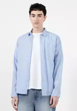 Textured Blue Stripe