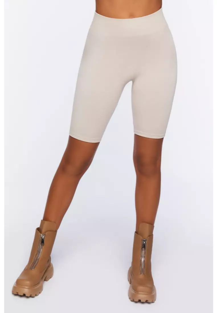 Buy FOREVER 21 Seamless High Rise Biker Shorts 2023 Online