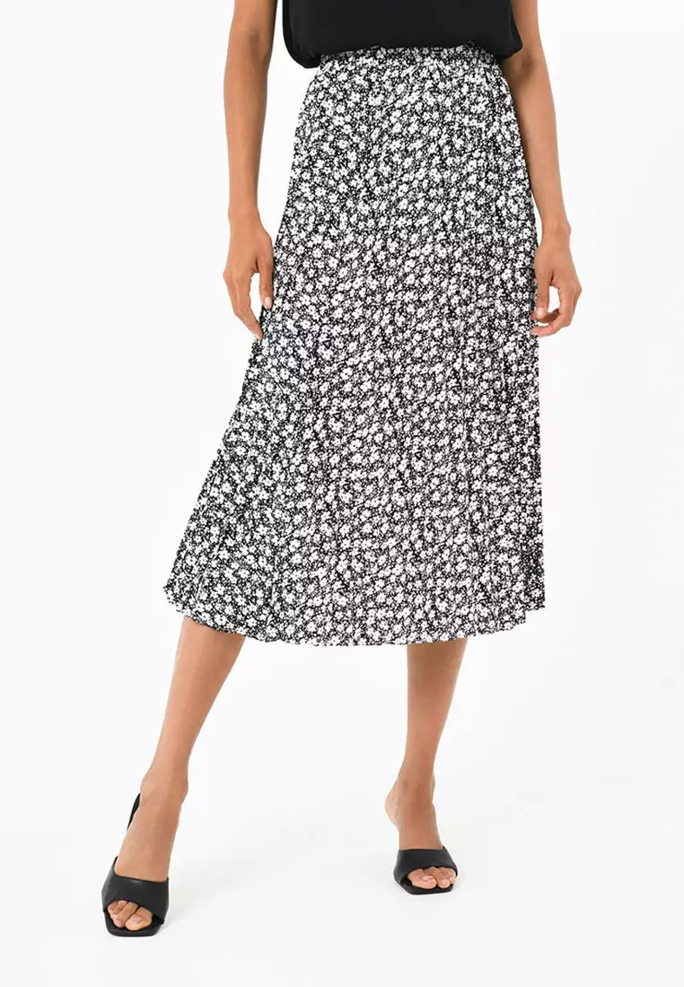 Matisse Pleated Floral Skirt