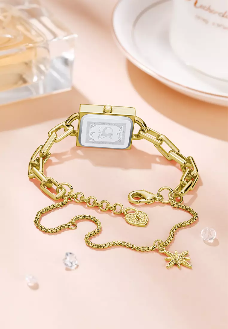 Jam Tangan Wanita Gelang Original Korea Fashion Anti Air Kuarsa Jam Tangan Cewek allgold