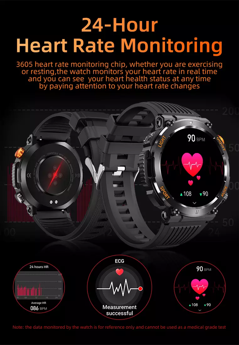 Smart Watch Original Jam Tangan Touch Screen Sport And Health Monitor Jam Pintar Hijau